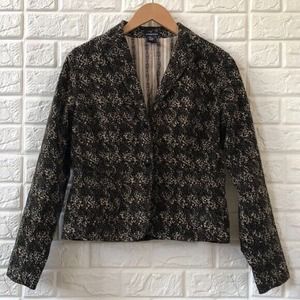GAP stretch corduroy vintage Plaid print‎ blazer Women’s Size 4